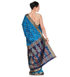 Blue Zari Woven Art Silk Saree