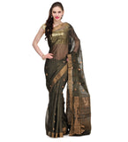 Green Zari Woven Cotton Silk Saree