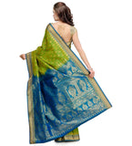 Green Zari Woven Art Silk Saree