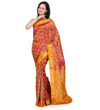 Maroon Zari Woven Silk Saree