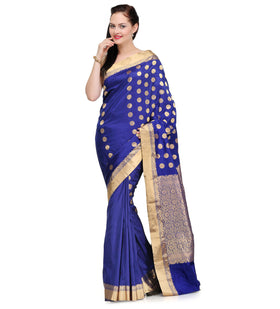 Royal Blue Silk Kanjeevaram Saree