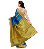 Blue Zari Woven Art Silk Saree