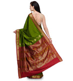 Green Bomkai Art Silk Saree