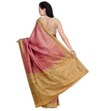 Pink Tanchoi Silk Saree