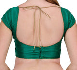 Green Dupion Silk Blouse